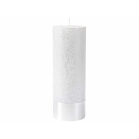 Libra Pearl Rustica Pillar Candle 7x19cm