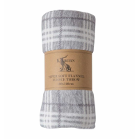Rolled Fleece Silver 1400x1800mm