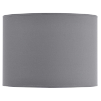 Grey and Silver Lined Drum 16in Lampshade