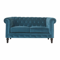 In1440 Teal Chesterfield Sofa