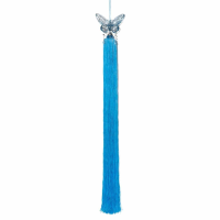 Water Blue Tassel With Crystal