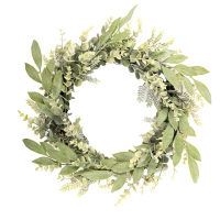 Ruscus And Eucalyptus Christmas Wreath