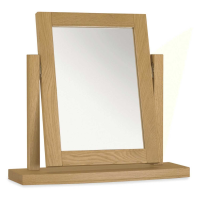 Hampstead Oak Traditional Style Vanity Dressing Table Swing Mirror 54x52x18cm