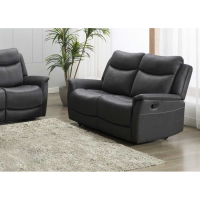Modern Style Arizona Slate Fabric Upholstered 2 Seater Electric Sofa 103 x 148cm