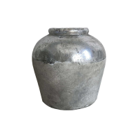 Metallic Dipped Large Juniper Vase