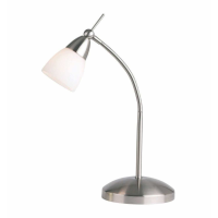 Table Lamp Satin Chrome