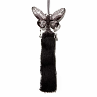 Smoked Black Butterfly With Tassel