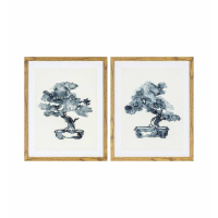 Ink Abstract Studies Framed Art Set of 2