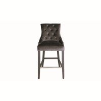 Belvedere Knockerback Bar Chair Charcoal (1 Box)
