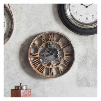 Wall Clock Polished Nickel