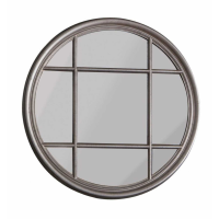 Round Mirror Silver