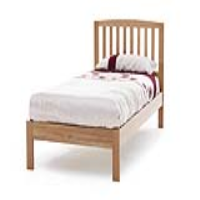 Thornton Solid Oak Wood 90cm Single 3ft Bed Frame Low Foot End Classic