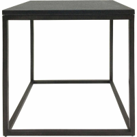 Kirkstone Iron Set of 2 Side Tables in Oak Wood Finish With Galaxy Slate