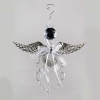 Decorative Accessories Angel Clear Acrylic With Silver