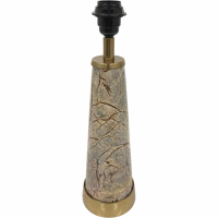 Modern Macintosh Antique Brass And Marble Motif E27 14