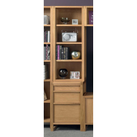 Studio Oak Modular Home Office Set Package Filing Cabinet and Open Bookcase Shelving Unit
