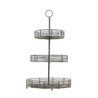 Grey Barton Wire Cake Stand Large