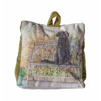 Watercolour Doorstop Olive