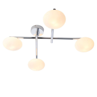 Holderness Bathroom 4 Ceiling Light Chrome