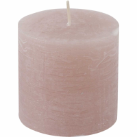 Nov Promo Libra Rustica Pink Pillar Candle 7x19cm