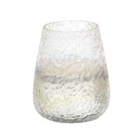 Lustre Silver Domed Candle Holder