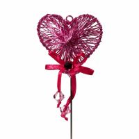 Fuchsia Metal Heart