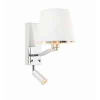 Wall Light Bright Nickel Large