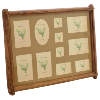 Multi Photo Frame With Beige Background