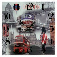 Urban Chic Glass Clock