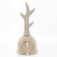 Silver Antler Desk Bell