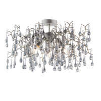 Silver Smoke Ceiling Light Silver