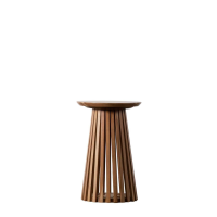 Slatted Side Table