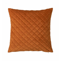 Velvet Cushion Burnt Orange (2pk)