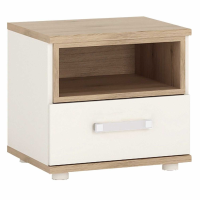4KIDS 1 drawer bedside cabinet With opalino handles