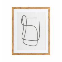 Line Drawing Framed Art