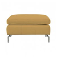 Modern Style Sabino Harvest Faux Leather Upholstered Living Room Square Footstool 50x85cm