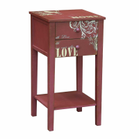 Pink Bedside Cabinet
