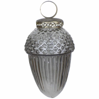The Noel Collection Smoked Midnight Large Acorn Bauble
