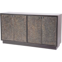 Textured Copper Brown Nala Buffet 4 Door Living Room Sideboard Cabinet 150cm Wide