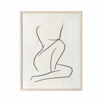 Line Drawing Framed Print