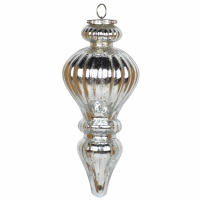 The Noel Collection Large Silver Statement Bauble