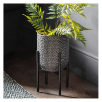 Metal Planter Black Small
