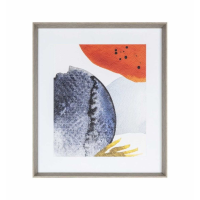 Ink Abstract Framed Art