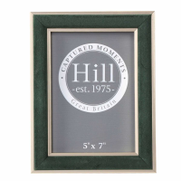 Gold Edged Emerald Velvet 5X7 Photo Frame
