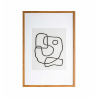 Line Drawing Framed Art