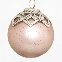 The Noel Collection Venus Diamond Crested Large Bauble