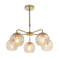 Brass Dimple 5 Pendant Light