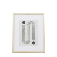 Line Drawing Framed Art