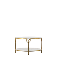 White Weston Coffee Table White Marble