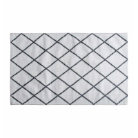 Rug Cream Charcoal Medium
